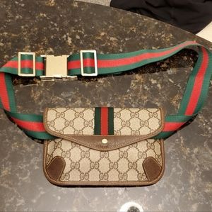 GUCCI Monogram GG Ophidia Clutch, AUTHENTIC-strap is after market & included
